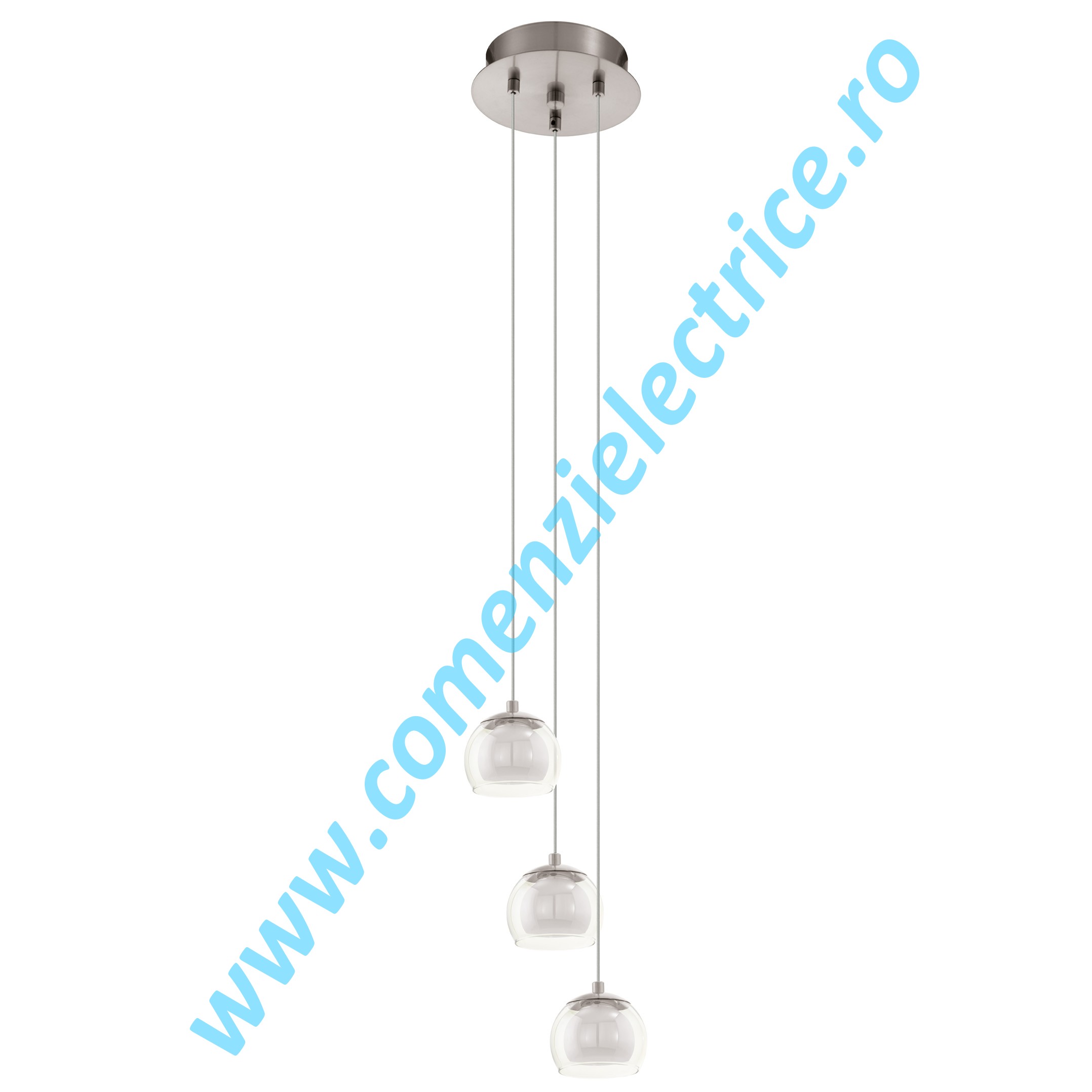 Pendul Ascolese 94318 nichel satinat LED 3x3.3W 1020LM