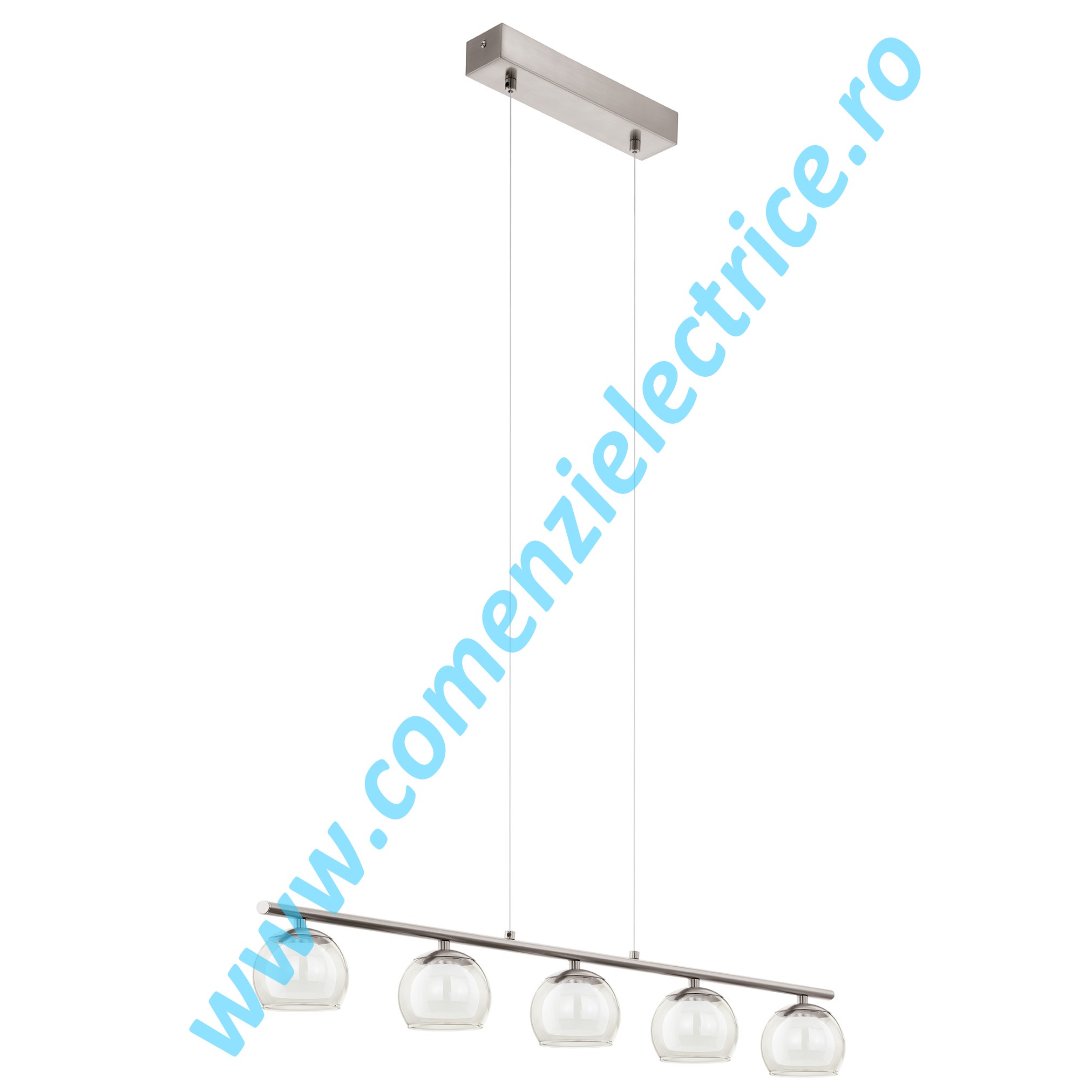 Pendul Ascolese 94319 nichel satinat LED 5x3.3W 1700LM