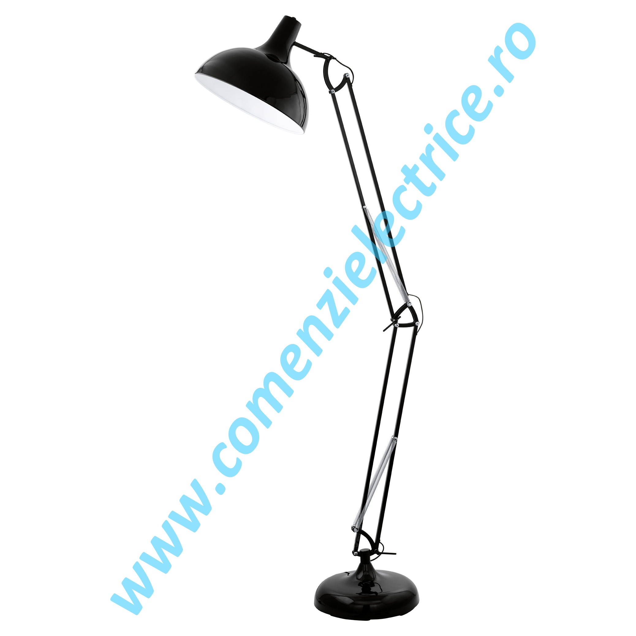 Lampadar Borgillio 94698 negru E27 1x60W