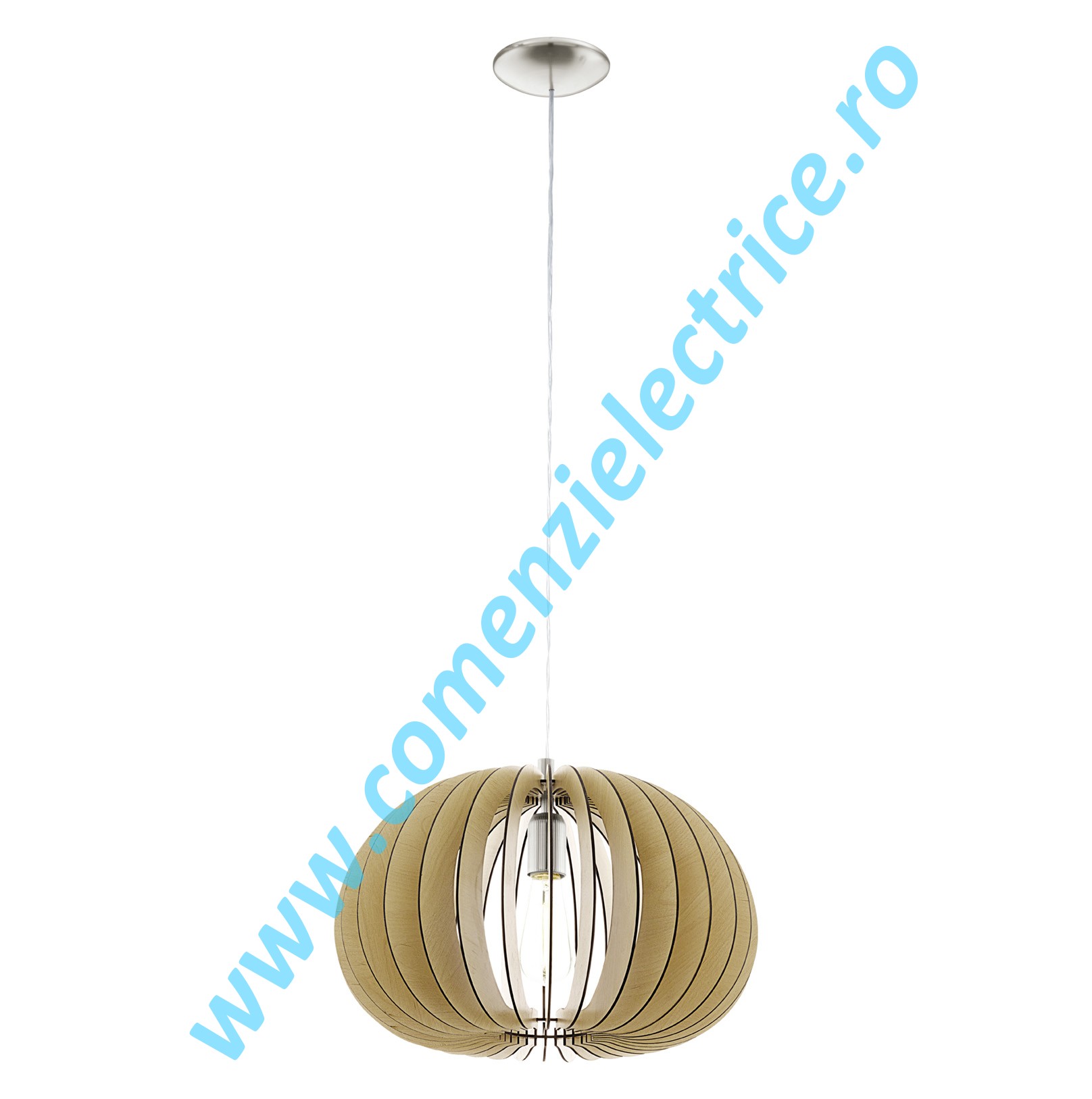 Pendul Cossano 94767 nichel-artar E27 1x60W