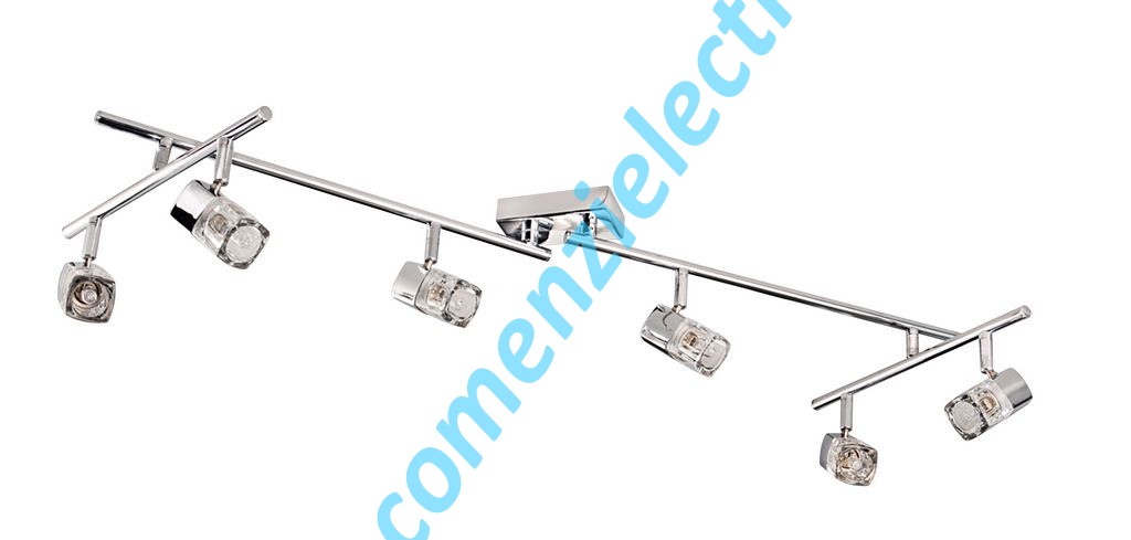 Plafoniera Blocs 9886CC crom G9 6x33W lumina calda