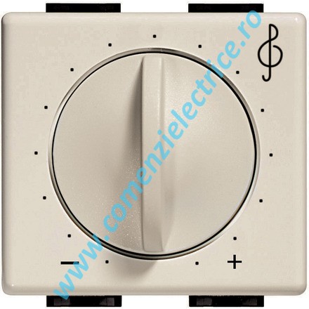 POTENTIOMETRU AUDIO BTICINO MATIX, 2 MODULE, IVOAR