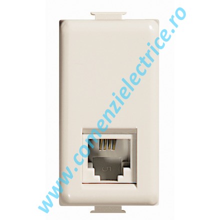 PRIZA TELEFON RJ11 BTICINO MATIX MAGIC, 1 MODUL, IVOAR