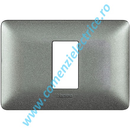 PLACA (RAMA) ORNAMENT BTICINO MATIX, 1 MODUL, ALB VAR