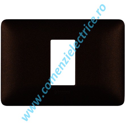 PLACA (RAMA) ORNAMENT BTICINO MATIX, 1 MODUL, CAFENIU
