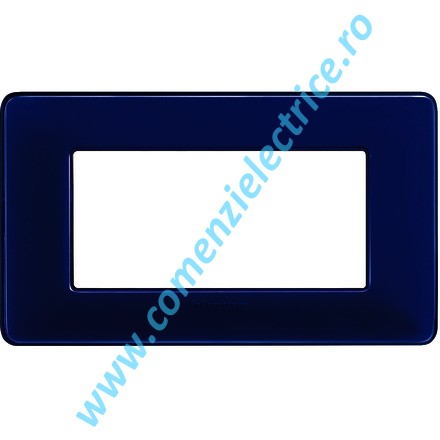 PLACA (RAMA) ORNAMENT BTICINO MATIX, 4 MODULE, COBALT