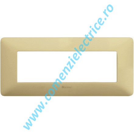 PLACA (RAMA) ORNAMENT BTICINO MATIX, 6 MODULE, IVOAR