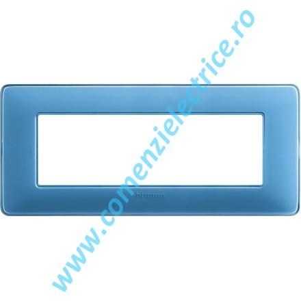 PLACA (RAMA) ORNAMENT BTICINO MATIX, 6 MODULE, TURCOAZ