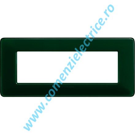 PLACA (RAMA) ORNAMENT BTICINO MATIX, 6 MODULE, SMARALD