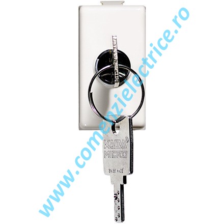 BUTON NO CU CHEIE BTICINO MATIX, 1 MODUL, 2P, 10A, ALB