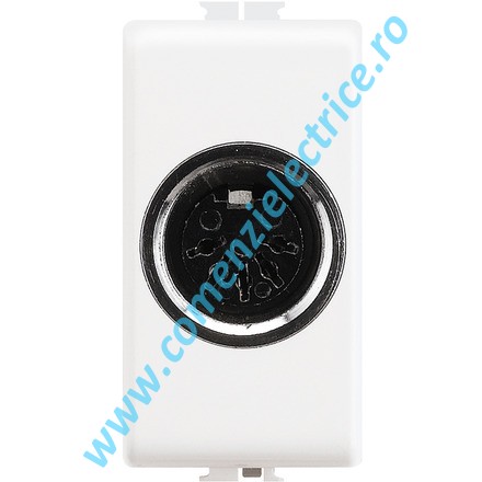 PRIZA HI-FI BTICINO MATIX, 1 MODUL, ALB