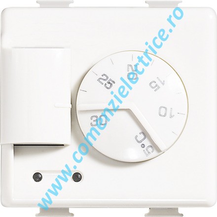 TERMOSTAT ELECTRONIC BTICINO MATIX, 2 MODULE, ALB