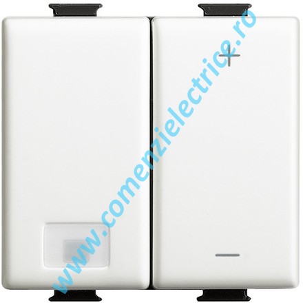 BUTON VARIATOR UNIVERSAL BTICINO MATIX, ALB