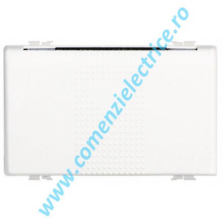 INTRERUPATOR CU CARTELA BTICINO MATIX, 3 MODULE, ALB