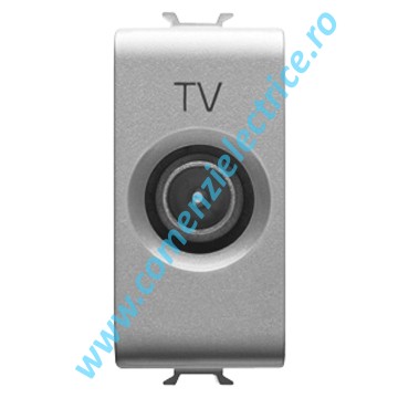 Priza tv fara atenuare directa tata Gewiss Chorus, 1 Modul, TITAN