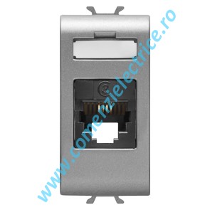 PRIZA TELEFON RJ11 GEWISS CHORUS, 1 MODUL, TITAN