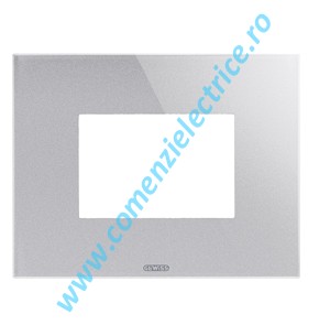 PLACA (RAMA) ORNAMENT GEWISS CHORUS ICE STICLA, 3 MODULE, TITAN