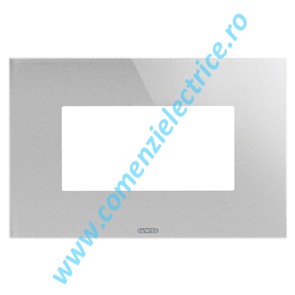 PLACA (RAMA) ORNAMENT GEWISS CHORUS ICE STICLA, 4 MODULE, TITAN