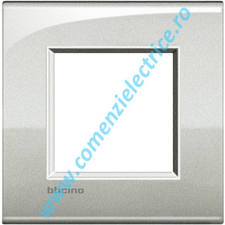 RAMA RECTANGULARA 2M NEUTRU ARGINTIU LUNAR LIVING LIGHT AIR BTICINO