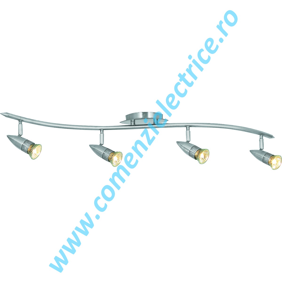 Plafoniera Decco P6334SS argintiu GU10 4x50W