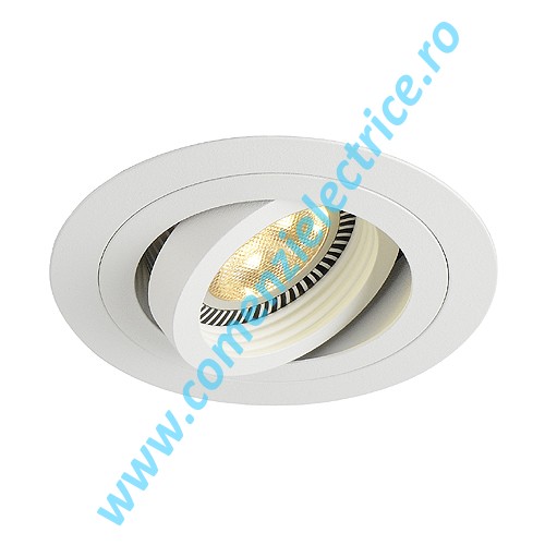 Plafoniera NEW TRIA MR16 downlight rotund  mat alb