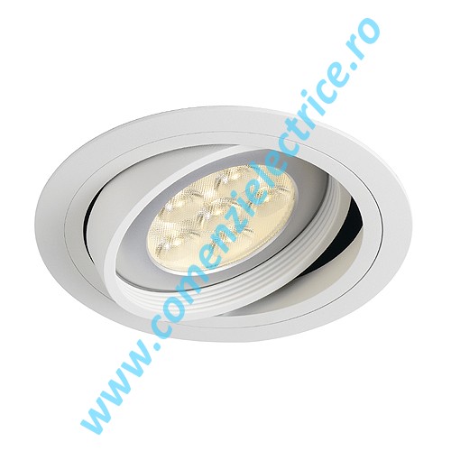 Plafoniera NEW TRIA ES111 downlight rotund mat alb