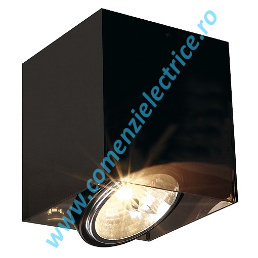 Plafoniera ACRYLIC BOX 1pce QRB111 negru/translucent