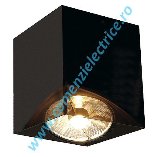 Plafoniera ACRYLIC BOX 1pce ES111 negru/translucent