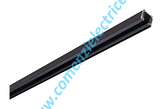 EUTRAC 3-phase track 2 metri negru