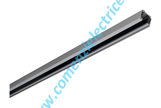 EUTRAC 3-phase track 2 metri gri argintiu