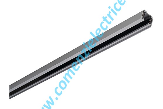 EUTRAC 3-phase track 3 metri gri argintiu
