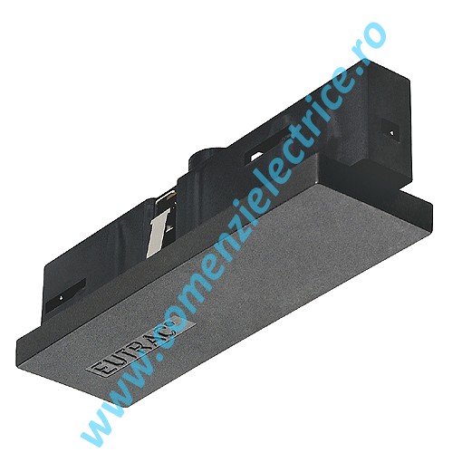 EUTRAC middle feed-in pentru 3-phase track negru