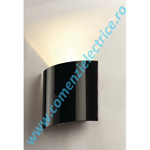 Lampa de perete SAIL WL 1 negru 1x3W LED alb cald