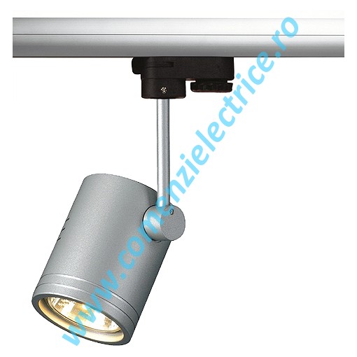 Lampa cap BIMA I pentru 3-phase track gri argintiu