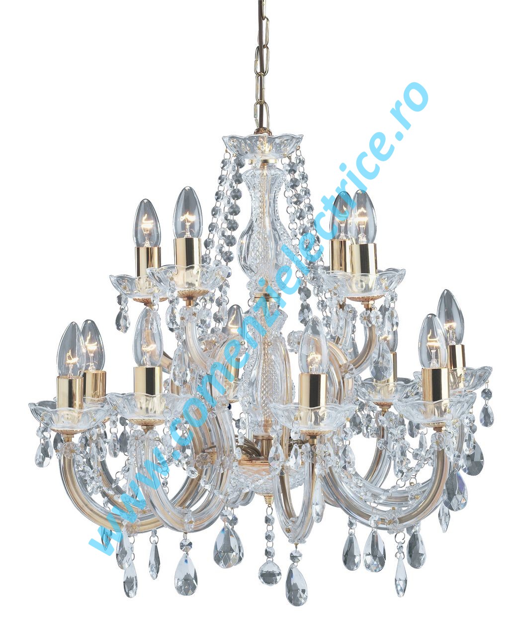 Candelabru Marie Therese 699-12 bronz 12x60W E14