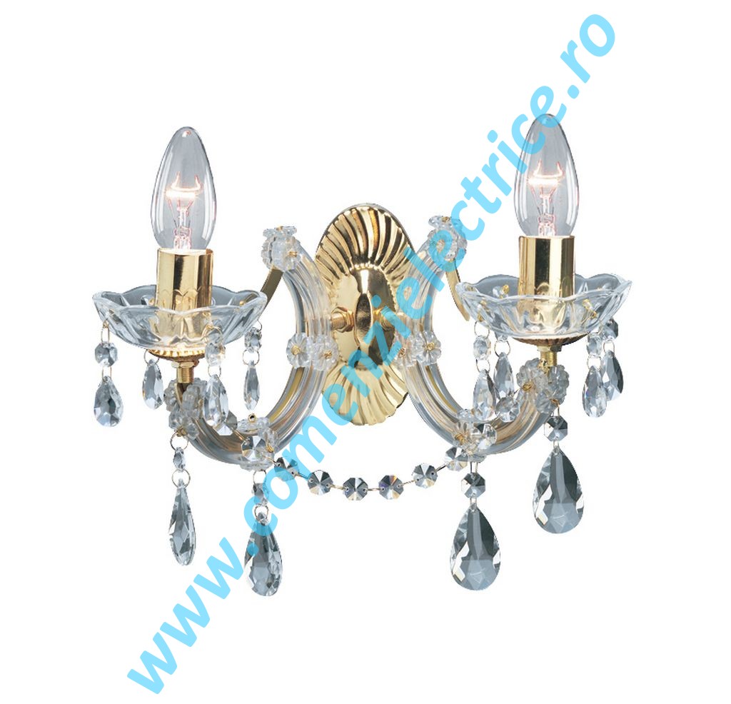 Aplica Marie Therese 699-2 bronz 2x60W E14