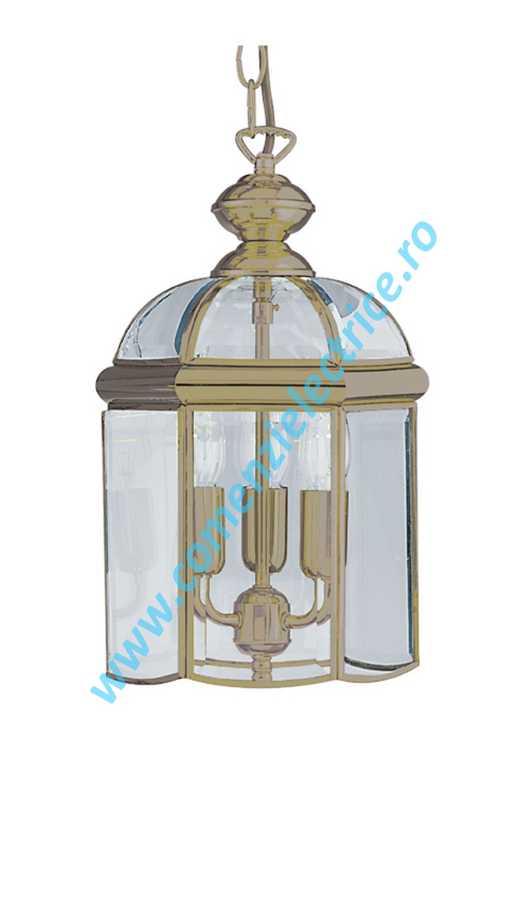 Pendul Lanterns 7133AB bronz antic 3x60W E14