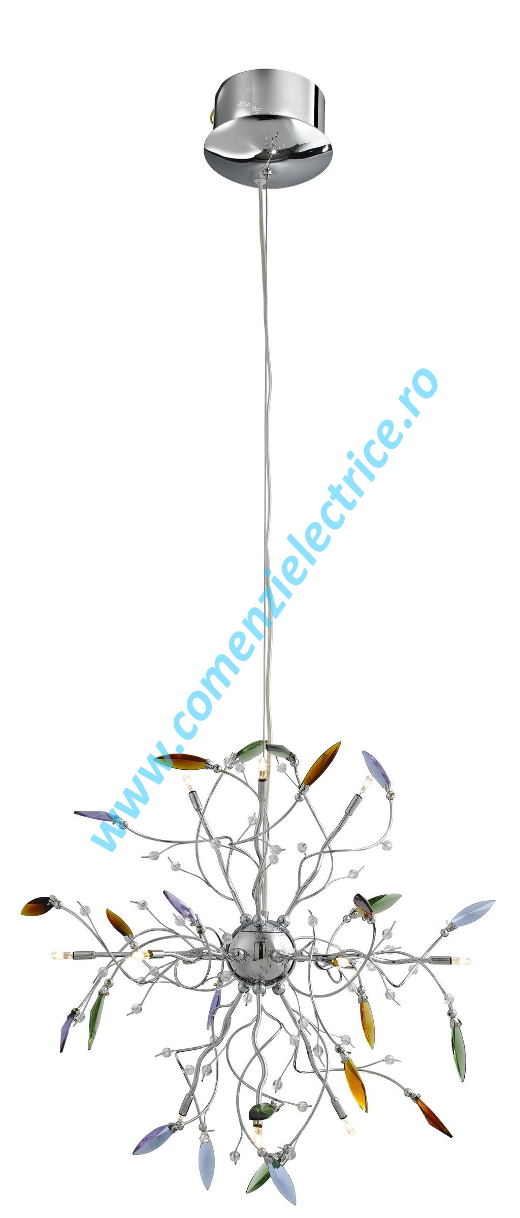 Candelabru Faina crom 12x110W G4