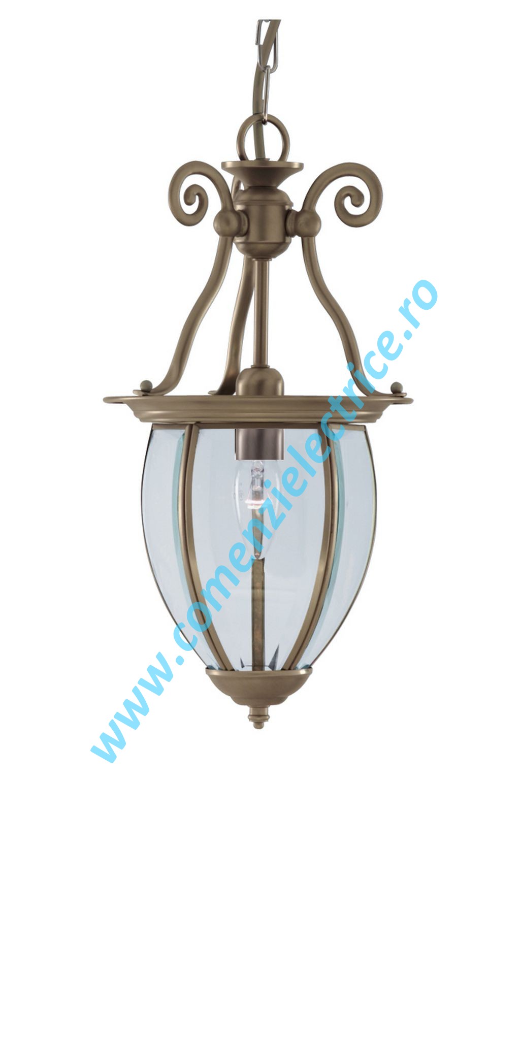 Pendul Lanterns bronz antic 1x60W E14
