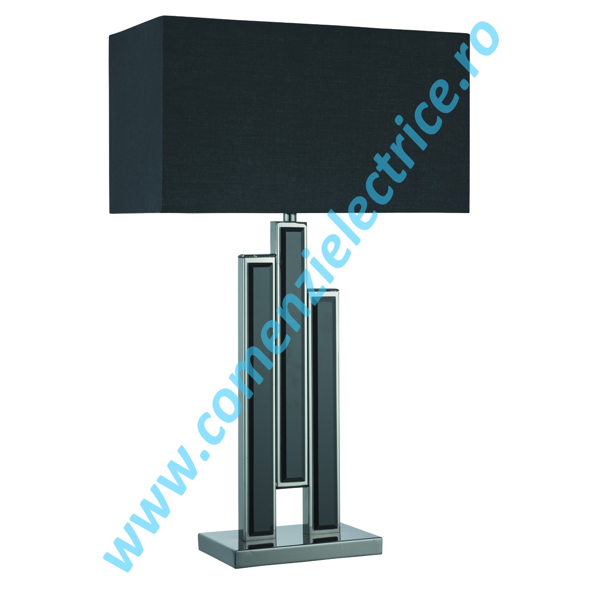 Veioza Mirror Table Lamps EU3583BK crom negru E27 1x60W