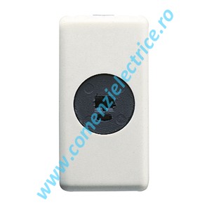 PRIZA AUDIO GEWISS SYSTEM, 1 MODUL, ALB